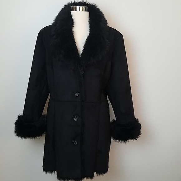 Mixit Jackets & Blazers - Faux fur/microsuede coat